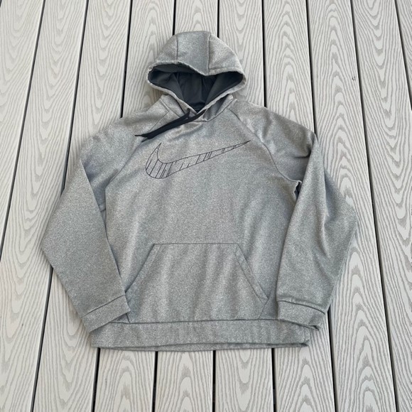Nike Other - Nike Dri-Fit Grey Hooded Sweatshirt